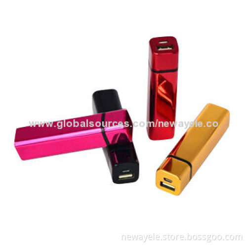 Customized Power Bank, 4000mAh Capacity, Various Colors are Available